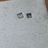 Silver towel round Mr Madame Art Deco