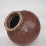 Weaving terracotta vase