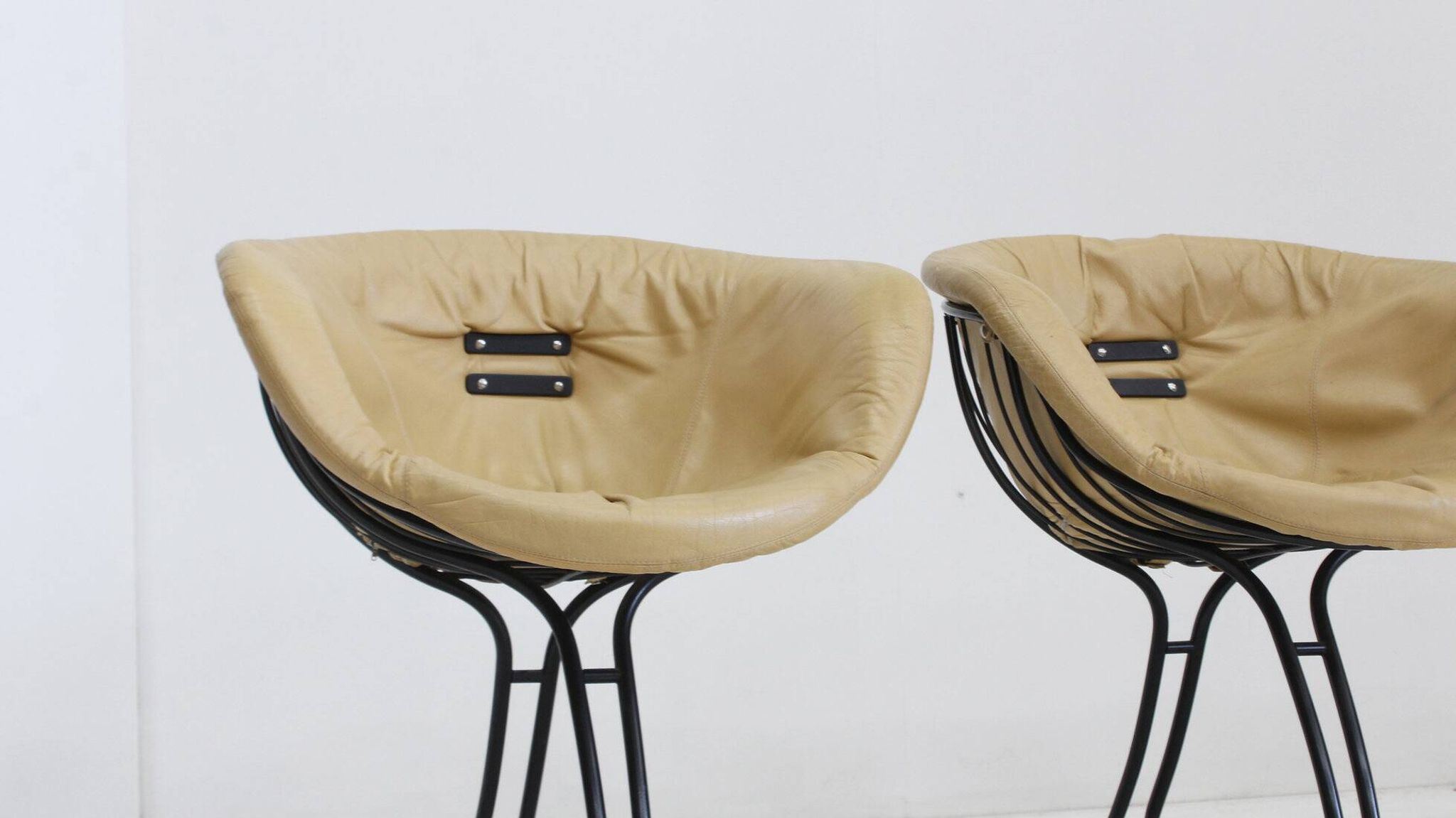Set of 4 Pan Am dining chairs by Gastone Rinaldi for Rima Italy 1970s