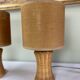Paire de lampes en osier