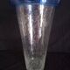 Flared vase with turned neck, h - 30 cm.