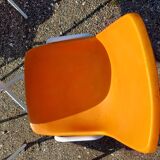 Vintage iron and plastic garden furniture