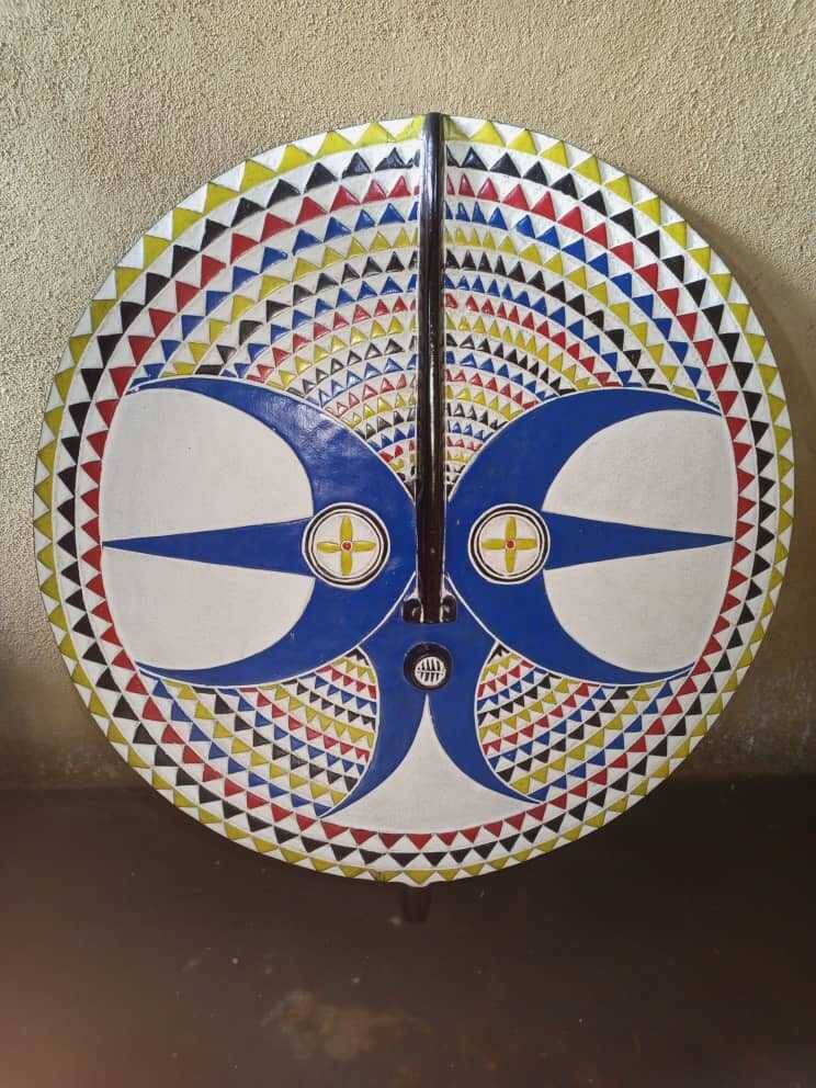 African Bwa Mossi Sun Mask