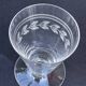 6 verres à porto – cristal guilloché – art déco