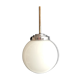 Mid century modern ceiling lamp 40s pendant glass ball