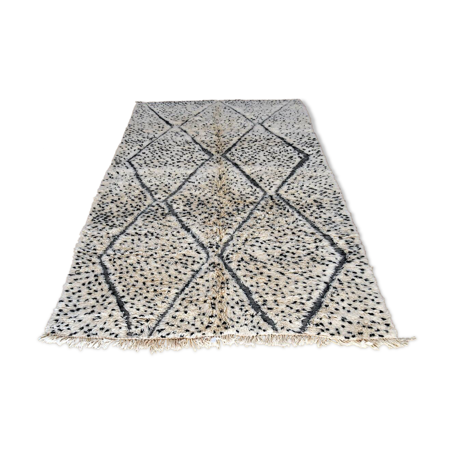 Beni Ouarain Moroccan Berber Rug New 294 cm x 200 cm