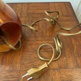 Lampe en verre en forme de poire