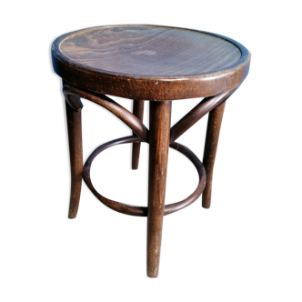 Curved wooden stool bistro style
