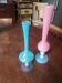 Duo soliflores en opaline