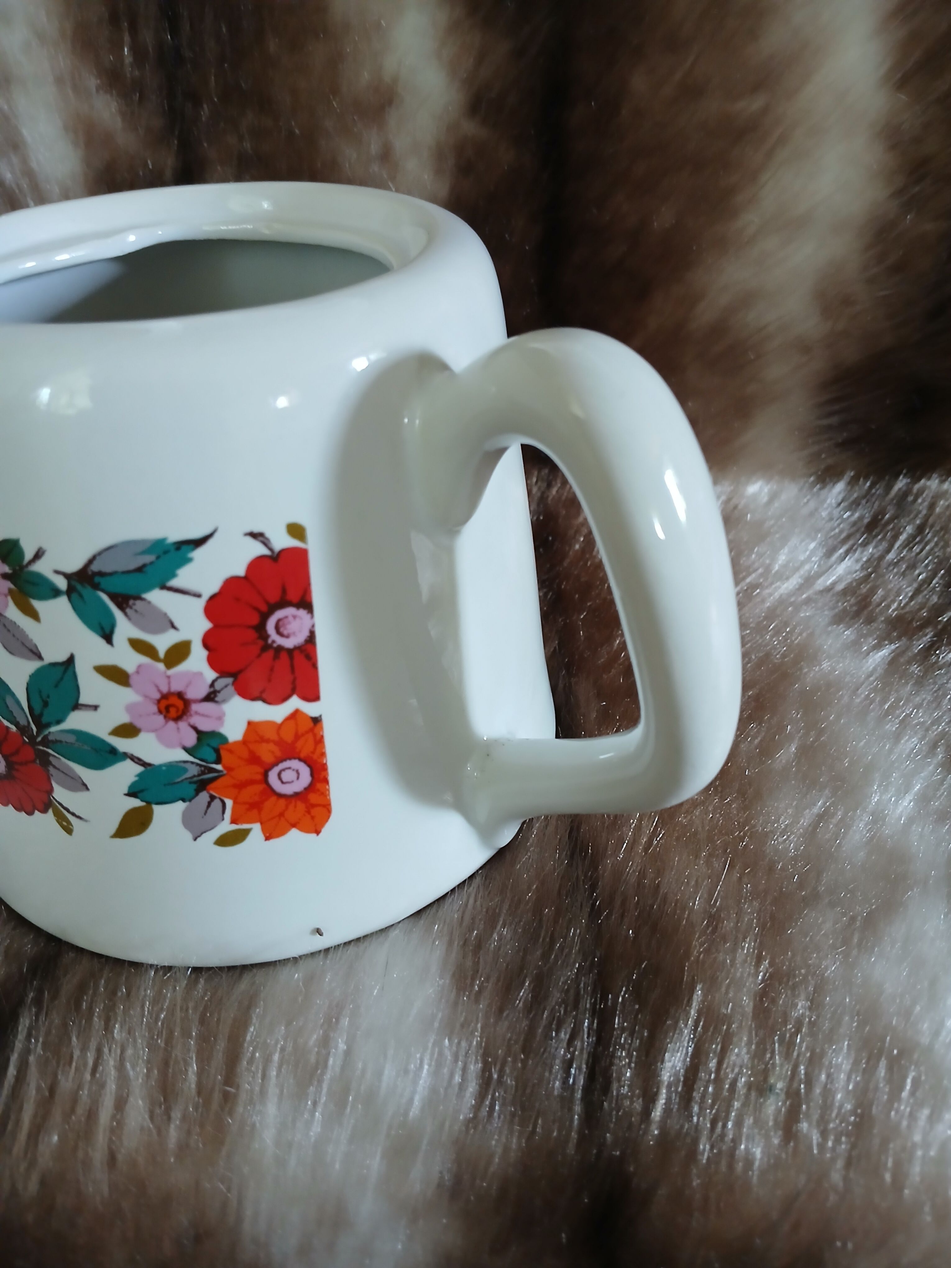 Vintage coffee pot + milk jug