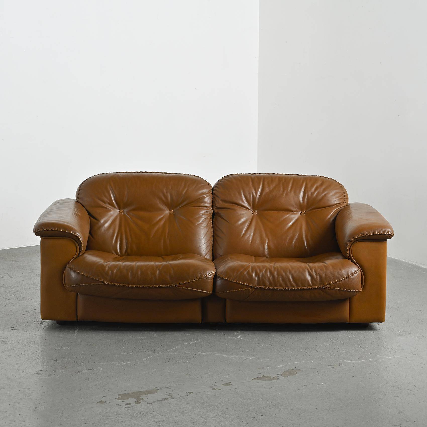 DS 101 leather sofa, DE SEDE circa 1970