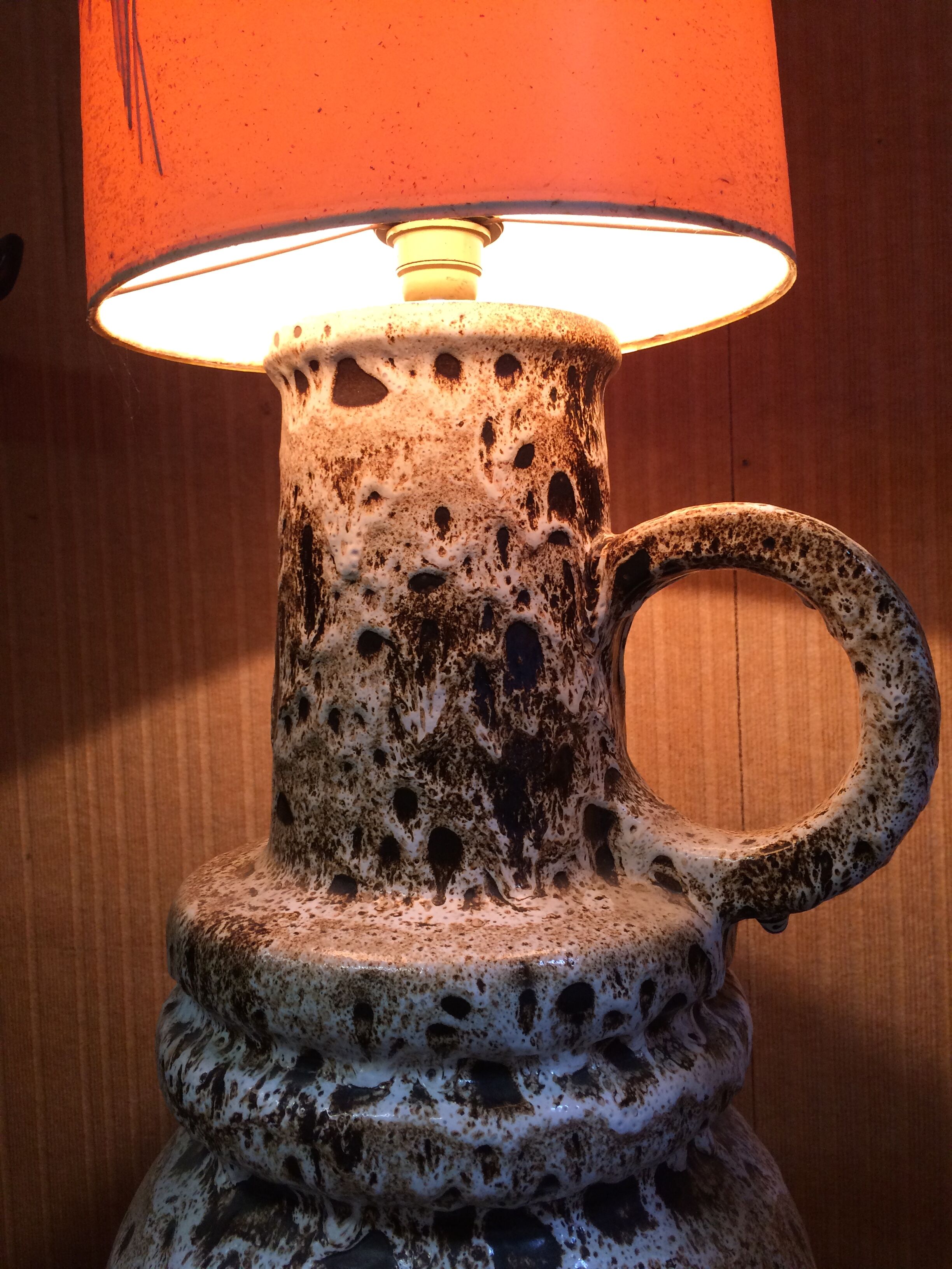 Fat Lava vintage floor lamp - West Germany - 60s