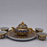 Miniature tea service in Benjarong style – Hand-painted porcelain