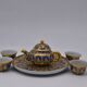 Miniature tea service in Benjarong style – Hand-painted porcelain