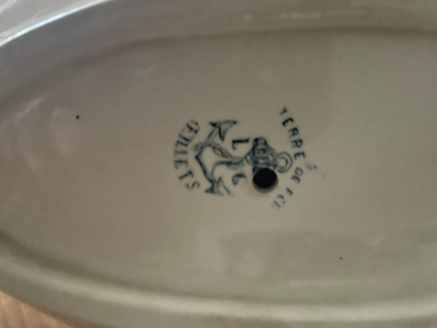 Clairefontaine ironstone gravy boat