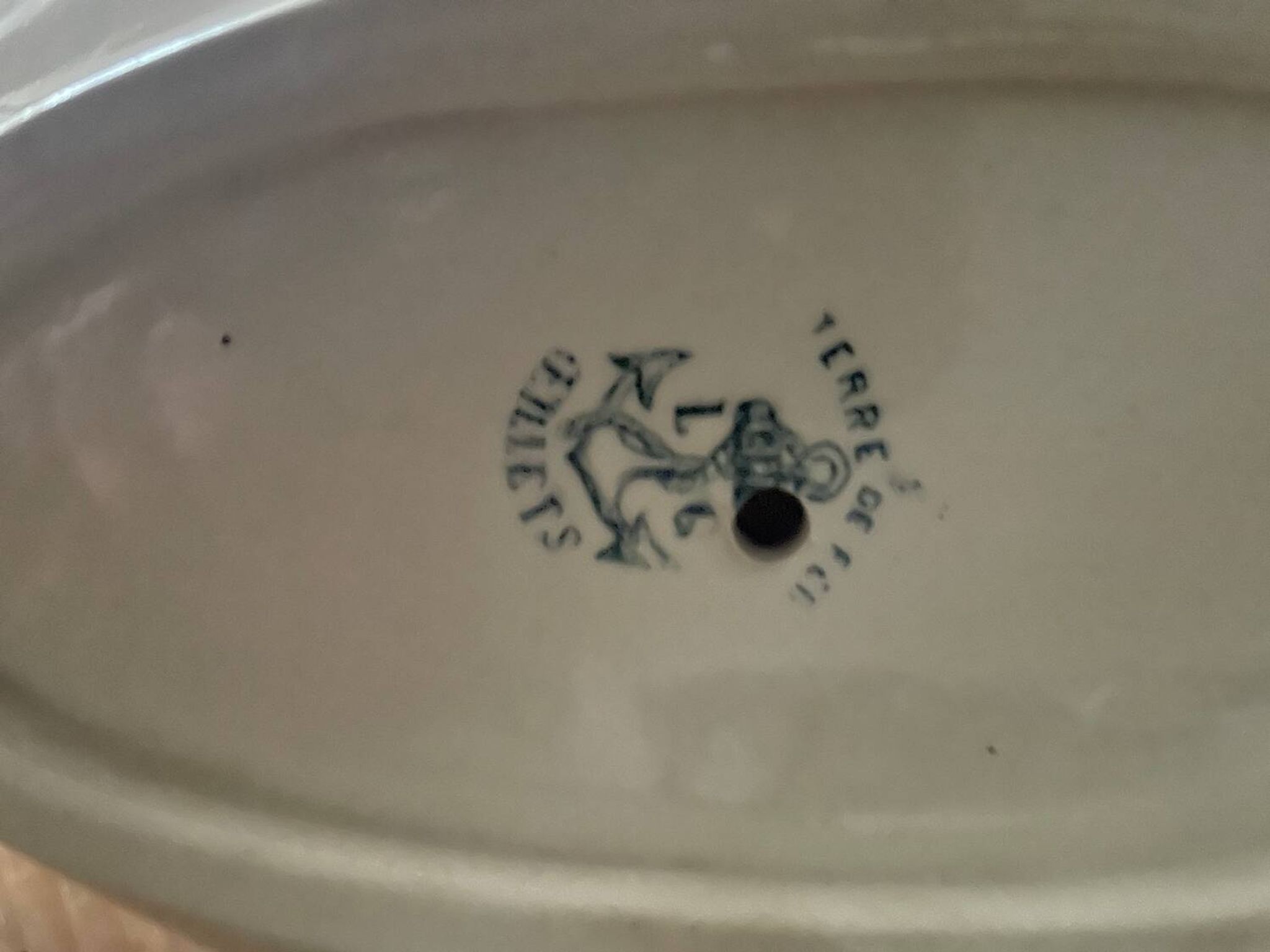 Clairefontaine ironstone gravy boat