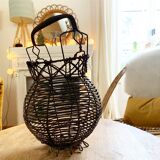 Vintage metal basket