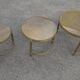 Smoked glass pull out tables