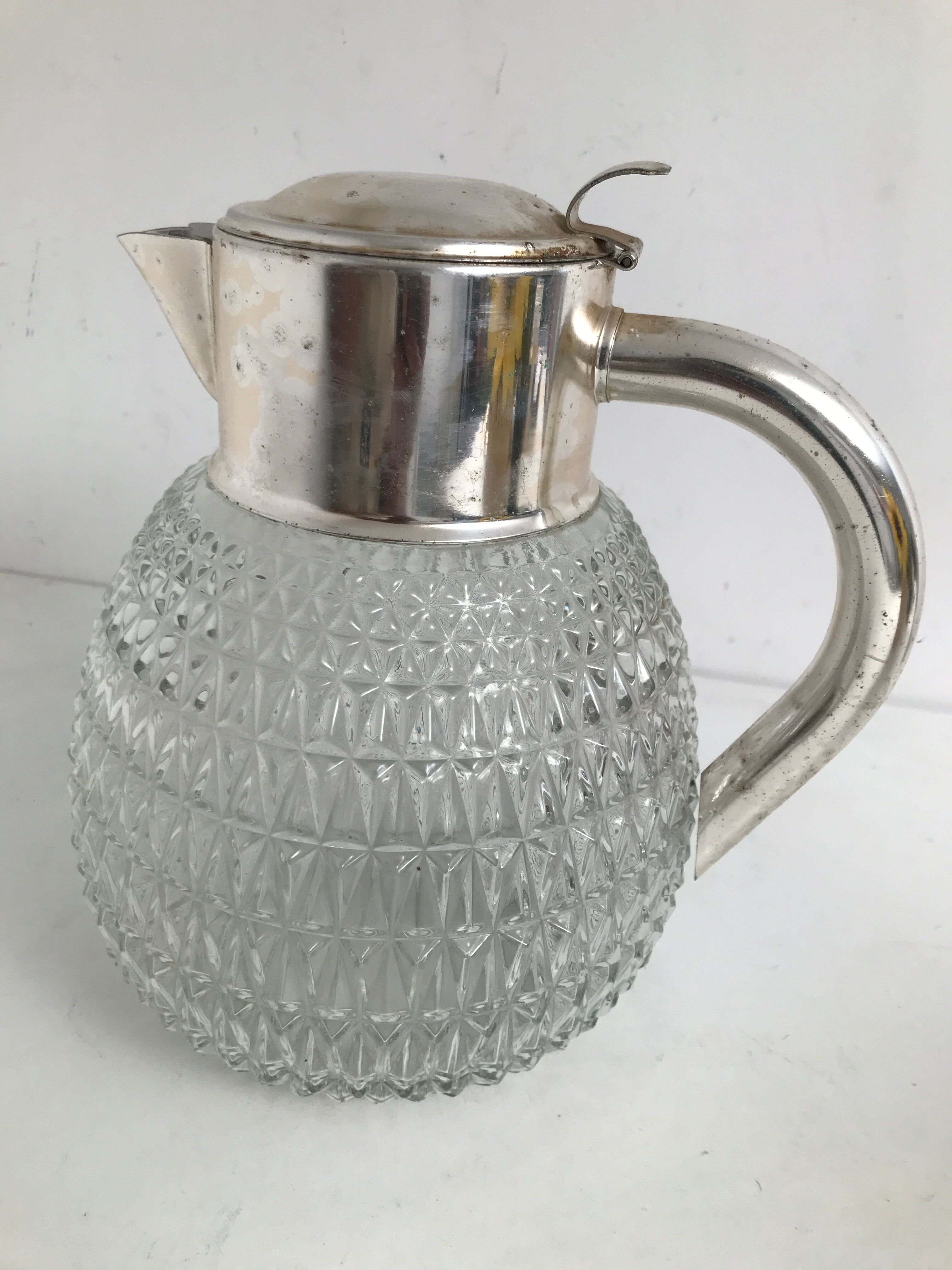 English silver pitcher year 50