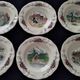Set of 6 hollow plates in faience of Sarreguemines model Obernai