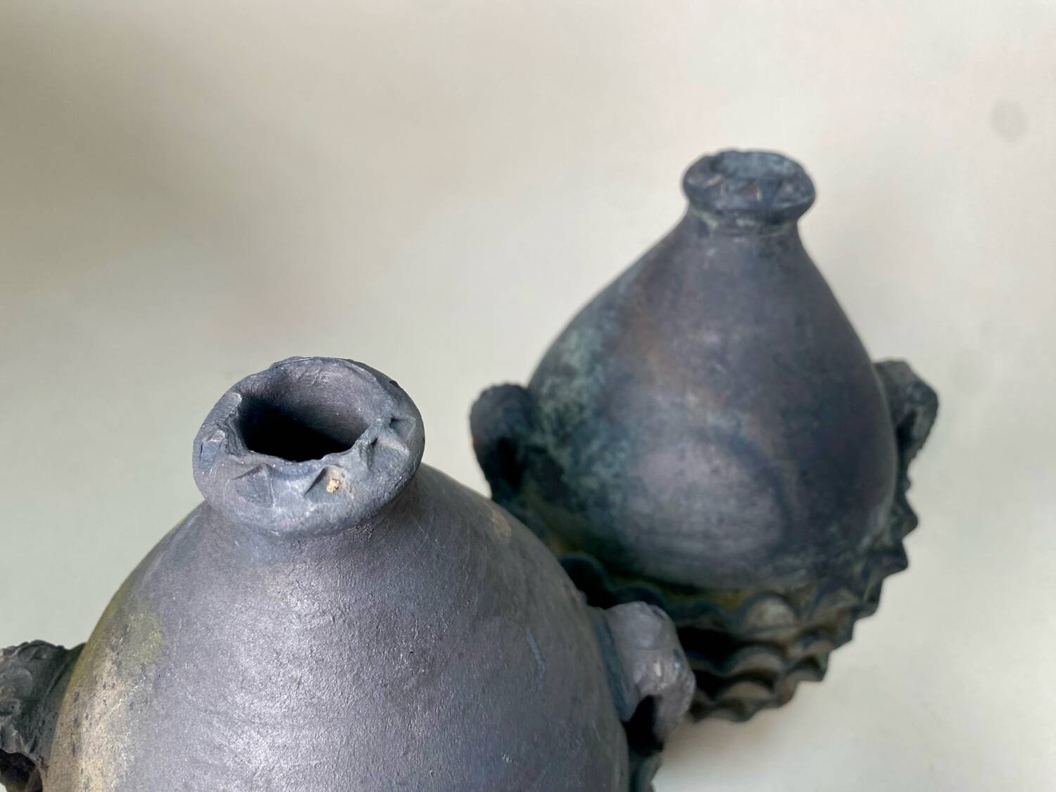 Pair of terracotta vases