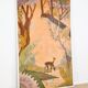 Art Deco panel painting signed P. Tavitian from the 1930s.