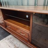 Solid cherry TV stand