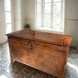 Wooden chest - walnut