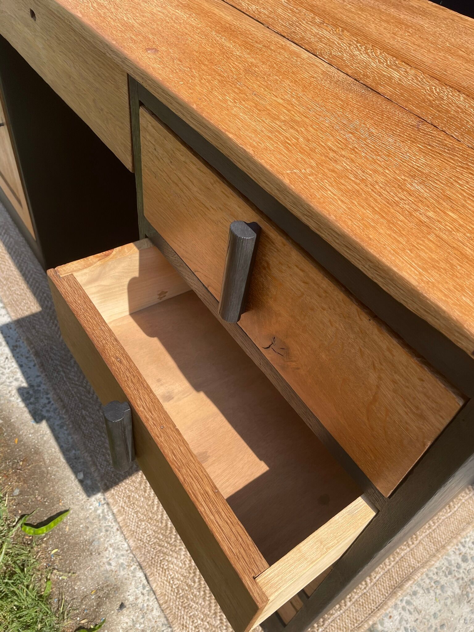 Restored oak desk