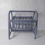 Rattan magazine holder