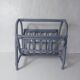 Rattan magazine holder