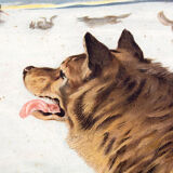 Dog, educational grid, 1891