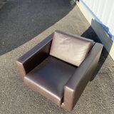Fauteuil en cuir Vitra