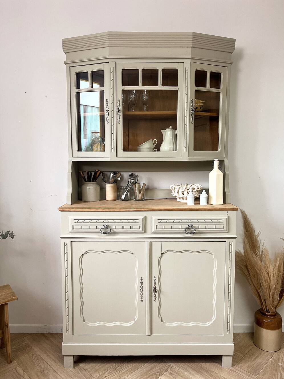 Vintage beige sideboard