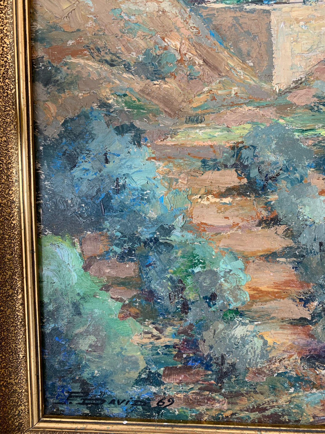 Corsican landscape painting