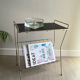 Vintage side table / gold end table / accent table