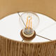 Double shade teak and chrome floor lamp, 60s.