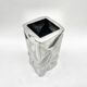 "Crinkled" vase / aluminium casting – 1970s