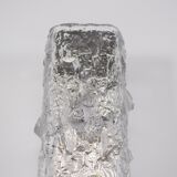 Wall lamp ice glass "bark".