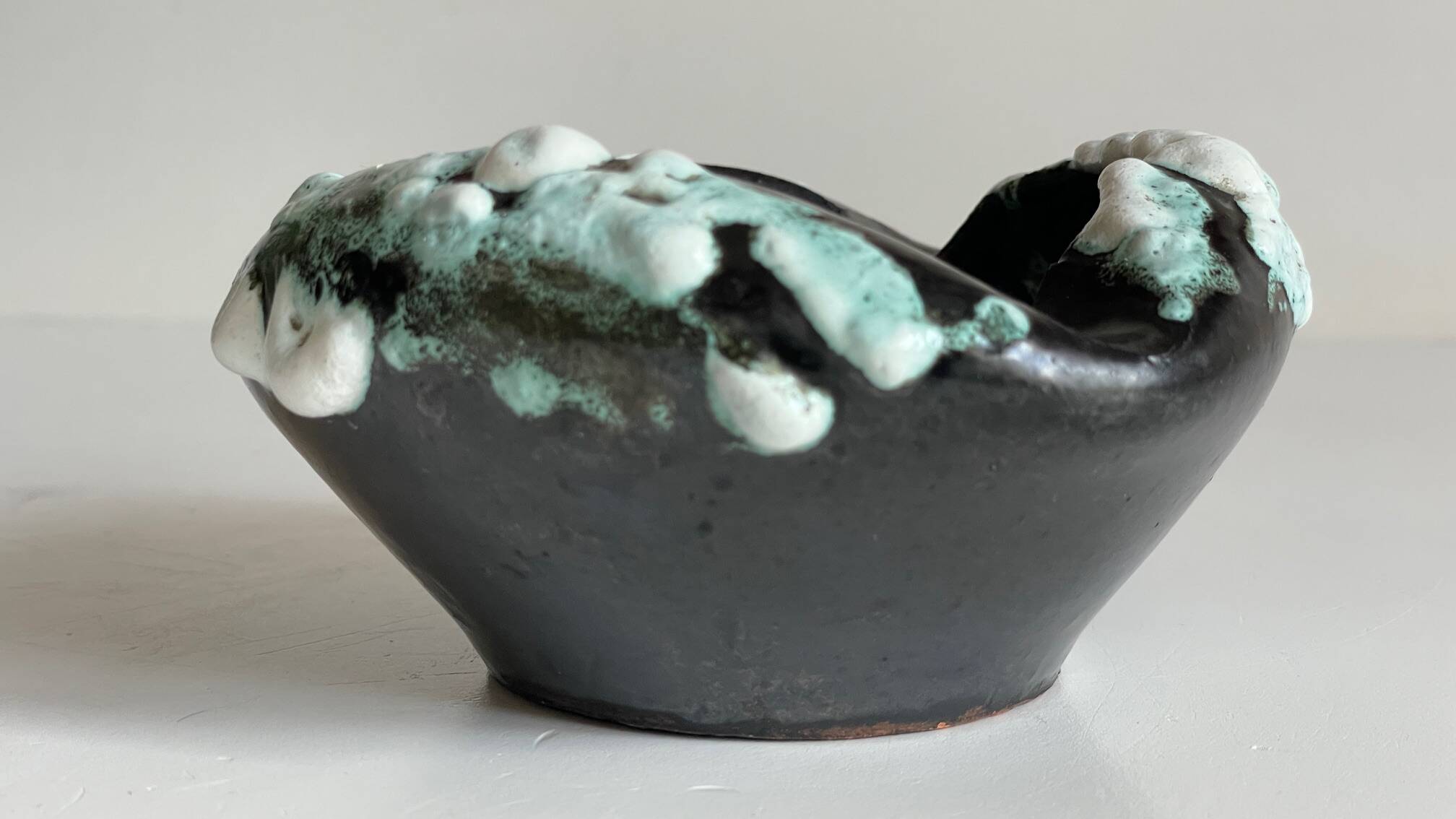 Cyclops Ceramic Ashtray Annecy France Vintage