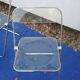 Suite of 4 folding chairs by Giancarlo Piretti for Castelli