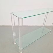 Glass and Acrylic The Hague Console Table from Bor Design, 1990s