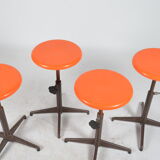 Set de 4 tabourets industriels Strafor