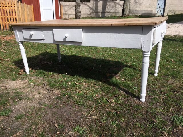 Old farmhouse table
