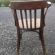 Canned bentwood armchair