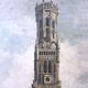 Mid-Century oil painting from Bruges