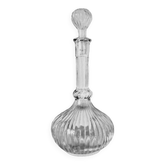 Round glass shot decanter