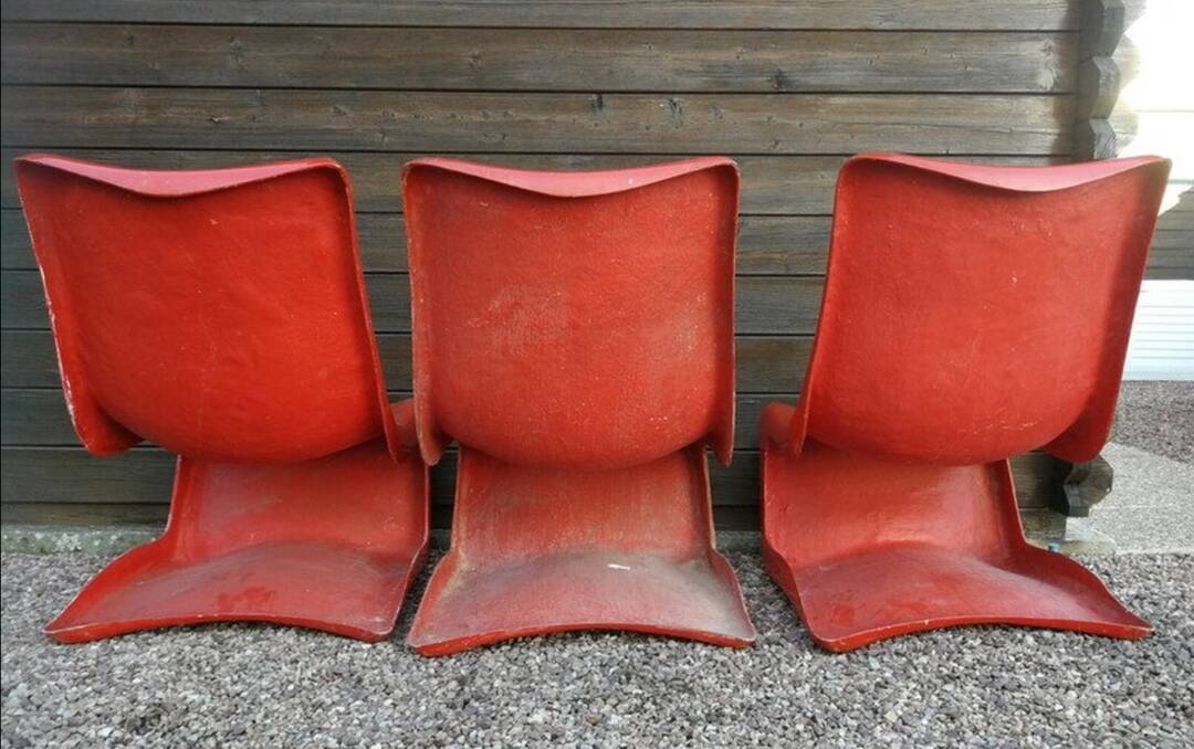 1969 fiberglass Silene, Clairitex design by Borgnat