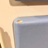 Wooden chest of drawers with tapered legs