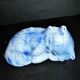Alsace sandstone cat sculpture BETSCHDORF